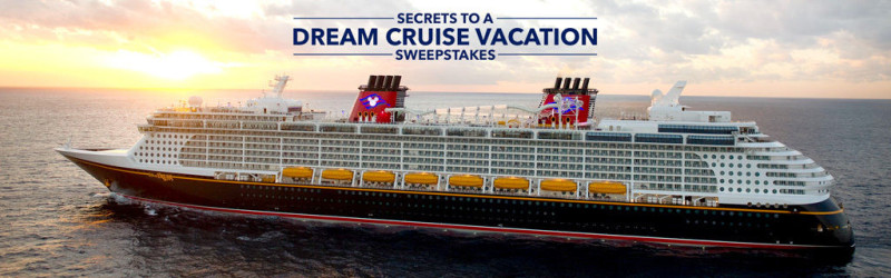 Disney Secrets to a Dream Cruise Vacation Sweepstakes