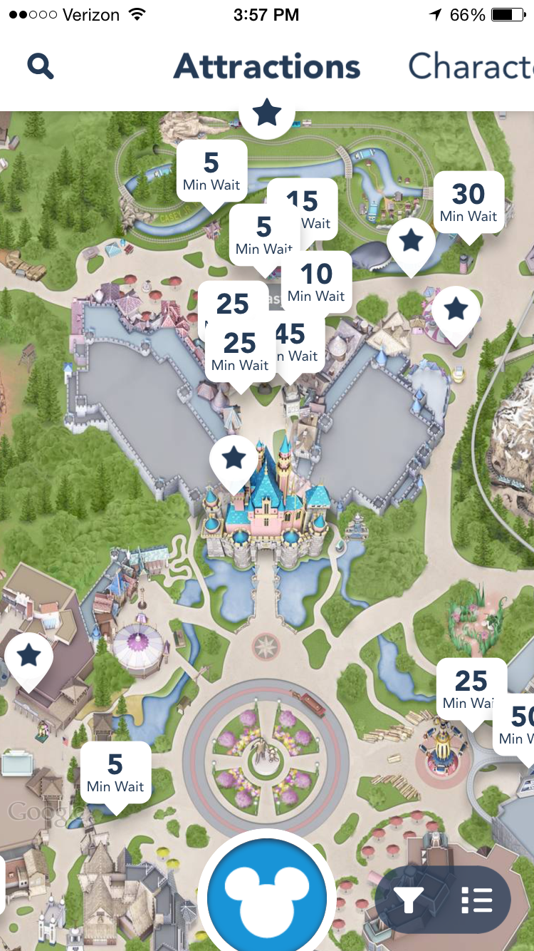 New Disneyland App